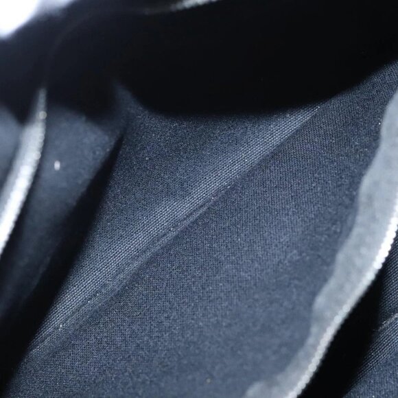 HERMES Fourre Tout PM Hand Bag Canvas Black Silver Auth ti2320 - Picture 13 of 16